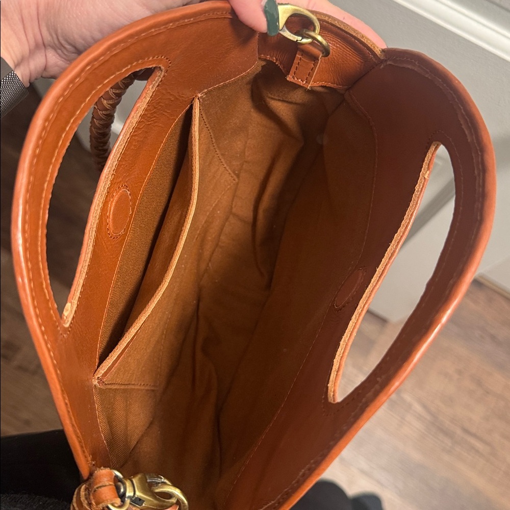 Bembien Kora Rattan Woven Tan and Brown Handbag - Picture 2 of 3